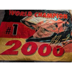 Michael Schumacher 2000 World Champion Banner Flag Germany Background 38x50 F1